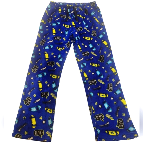 Wonder Nation Blue Pajama Bottoms with Fun Print - Picture 1 of 2